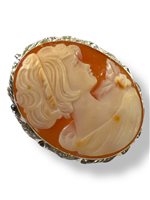 Broche Mandile 1922 Femme Cammei  in Argent Conchiglia 2MSPC5 - 2MSPC5